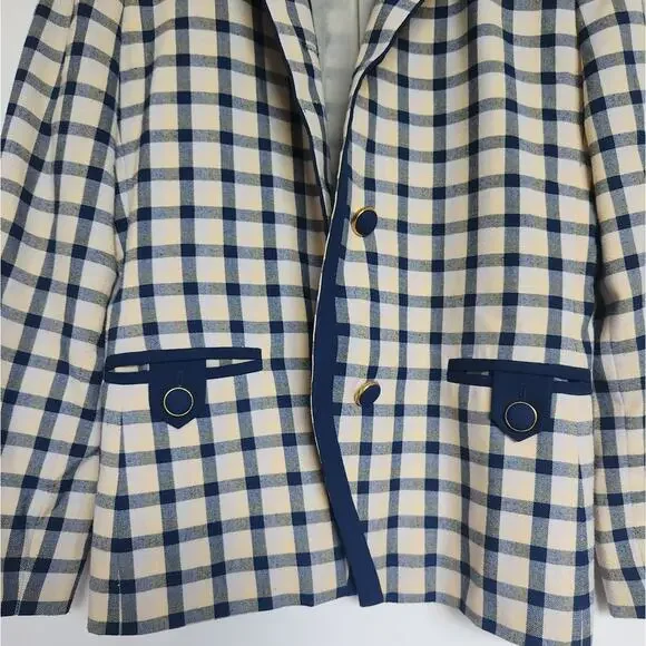 Vintage Executive Collection Plaid Blazer - Picture 4 of 9